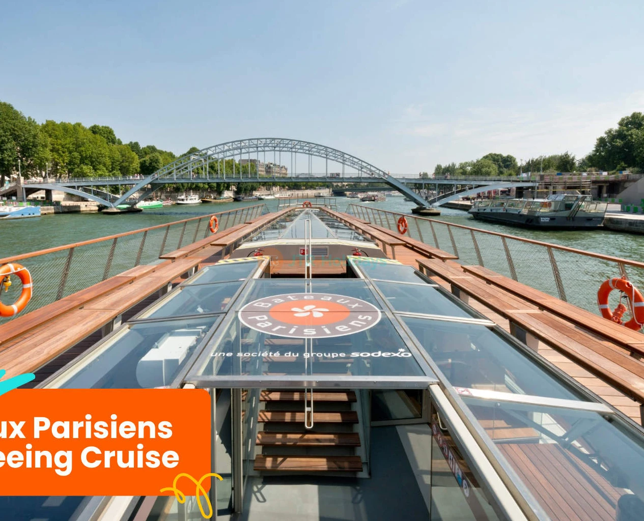 Bateaux Parisiens Seine River Cruise - Paris Sightseeing Boat Tour - JTR Holidays - Image 2 of 5