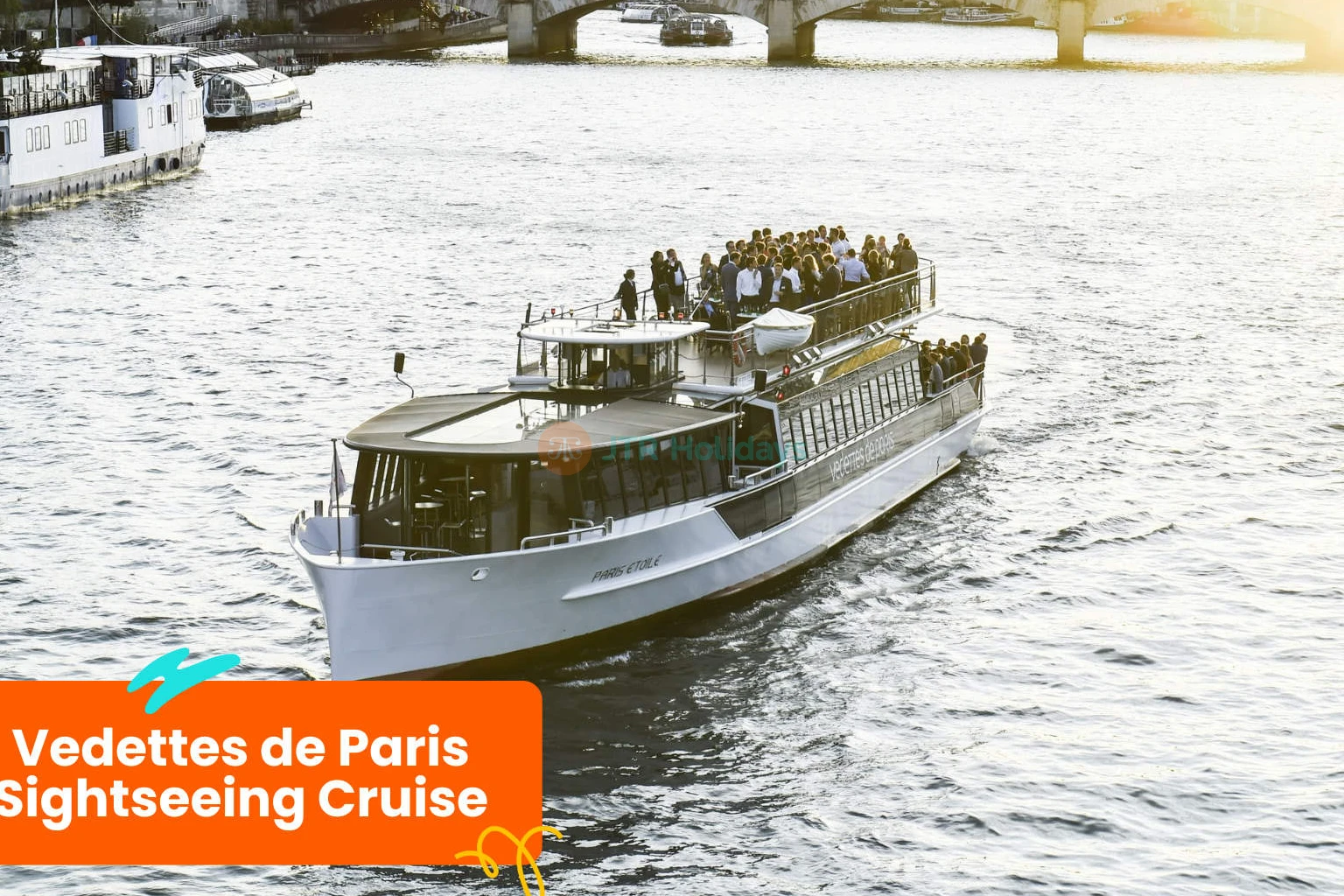Bateaux Parisiens Seine River Cruise - Paris Sightseeing Boat Tour - JTR Holidays - Image 6 of 9
