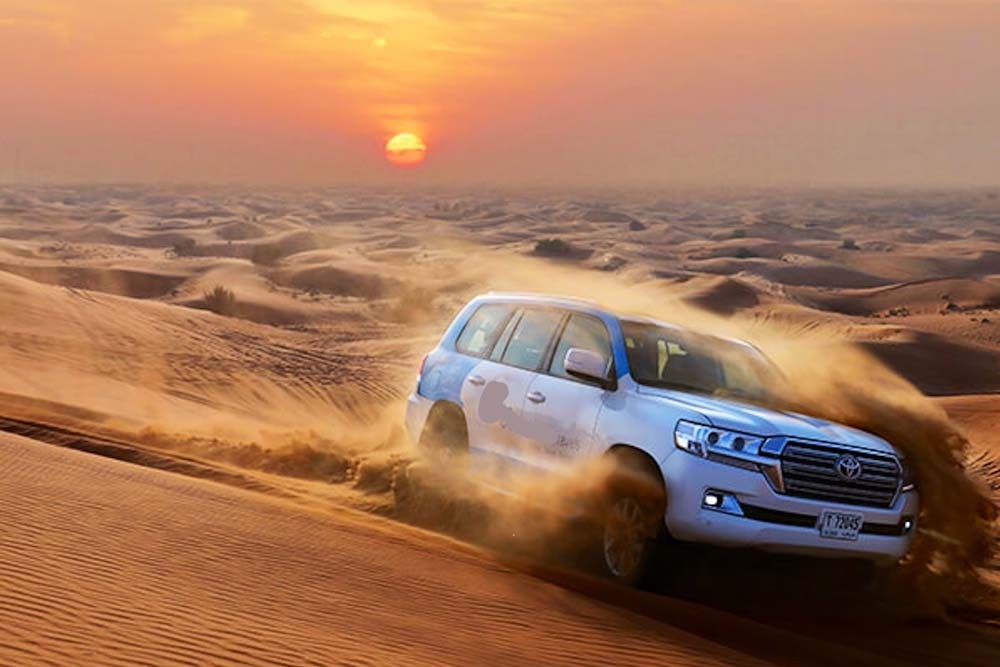 Overnight Red Dunes Desert Safari with Dune Bashing, BBQ & Breakfast - Image 2 of 15