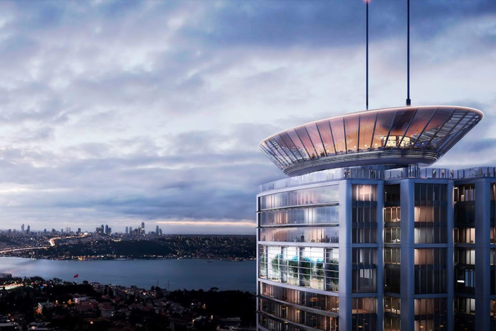 Emaar SkyView Istanbul - Visit Emaar SkyView Istanbul for stunning 360° views of the city’s skyline from 300 meters above. From the top of Emaar SkyView Istanbul, enjoy breathtaking panoramic views and unforgettable sunsets. Experience the thrilling Skywalk adventure at Emaar SkyView Istanbul, the longest glass walkway in Europe. Whether you’re looking for incredible views or an exciting adventure, Emaar SkyView Istanbul offers the perfect combination. Don’t miss out on this must-see destination when in Istanbul – Emaar SkyView Istanbul promises an unforgettable experience! Emaar SkyView Istanbul - Image 1 of 5