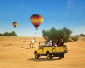 Overnight Desert Safari and Sunrise Hot Air Balloon Flight - JTR Holidays