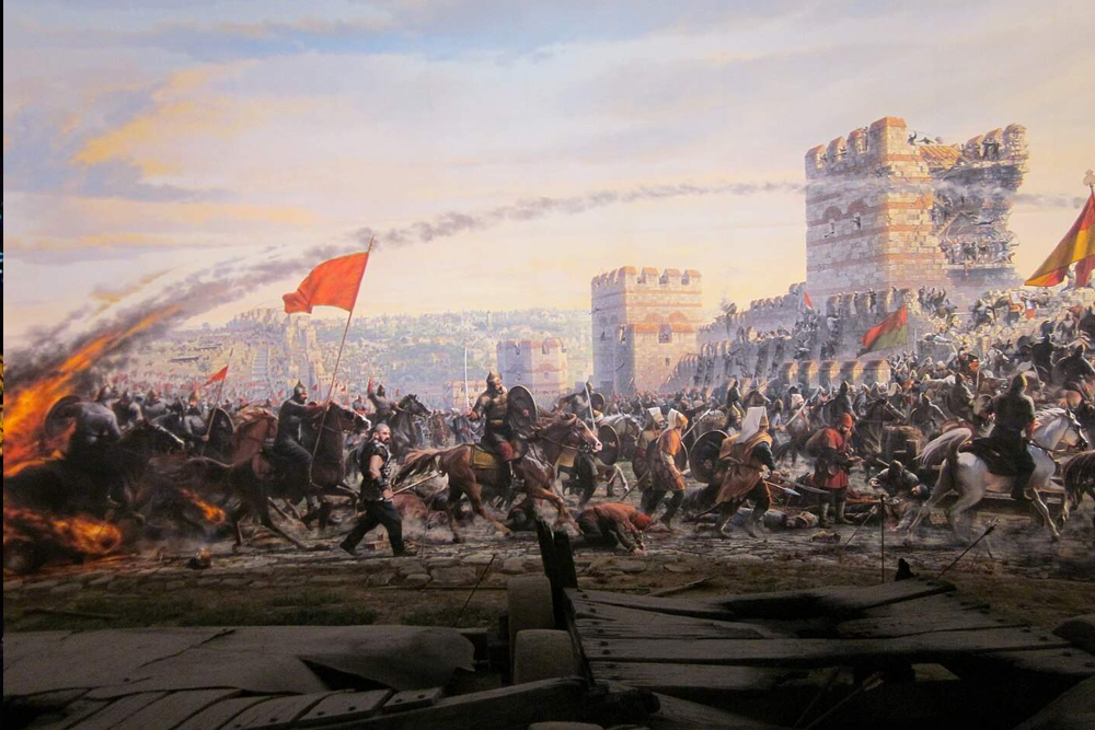 Musée d'Histoire Panorama 1453 - Plongez dans l'histoire au Musée d'Histoire Panorama 1453 à Istanbul et revivez la conquête de Constantinople. Découvrez une spectaculaire présentation panoramique à 360 degrés avec des fresques réalistes et des effets sonores immersifs. Explorez des expositions historiques présentant des armes authentiques, des cartes et des détails de la bataille. Réservez votre billet pour le Musée d'Histoire Panorama 1453 pour un voyage inoubliable dans le passé. Musée d'Histoire Panorama 1453 - Image 1 sur 5