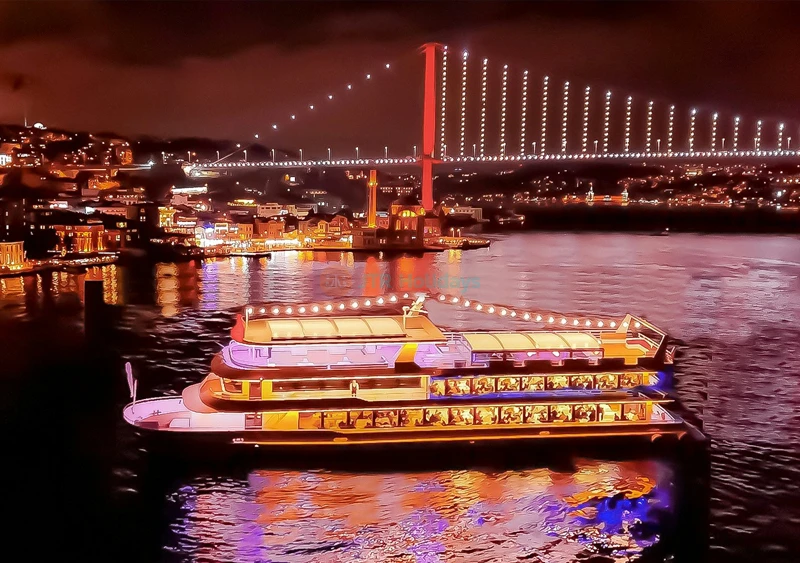 Crociera Cena sul Bosforo con Spettacolo della Notte Turca a Istanbul