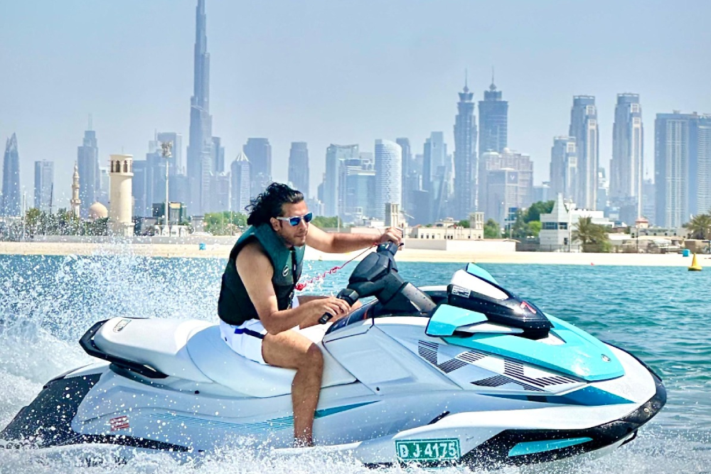 Jet Ski Dubai Jumeirah - Experience the thrill of Jet Ski Dubai Jumeirah as you ride across the stunning waters with breathtaking views. Whether you're a beginner or an expert, Jet Ski Dubai Jumeirah offers the perfect mix of speed, excitement, and adventure. Feel the adrenaline rush as you glide through the waves with Jet Ski Dubai Jumeirah. Enjoy a smooth, powerful, and unforgettable ride with Jet Ski Dubai Jumeirah. Book now for the best Jet Ski Dubai Jumeirah experience! Jet Ski Dubai Jumeirah - Image 3 of 5