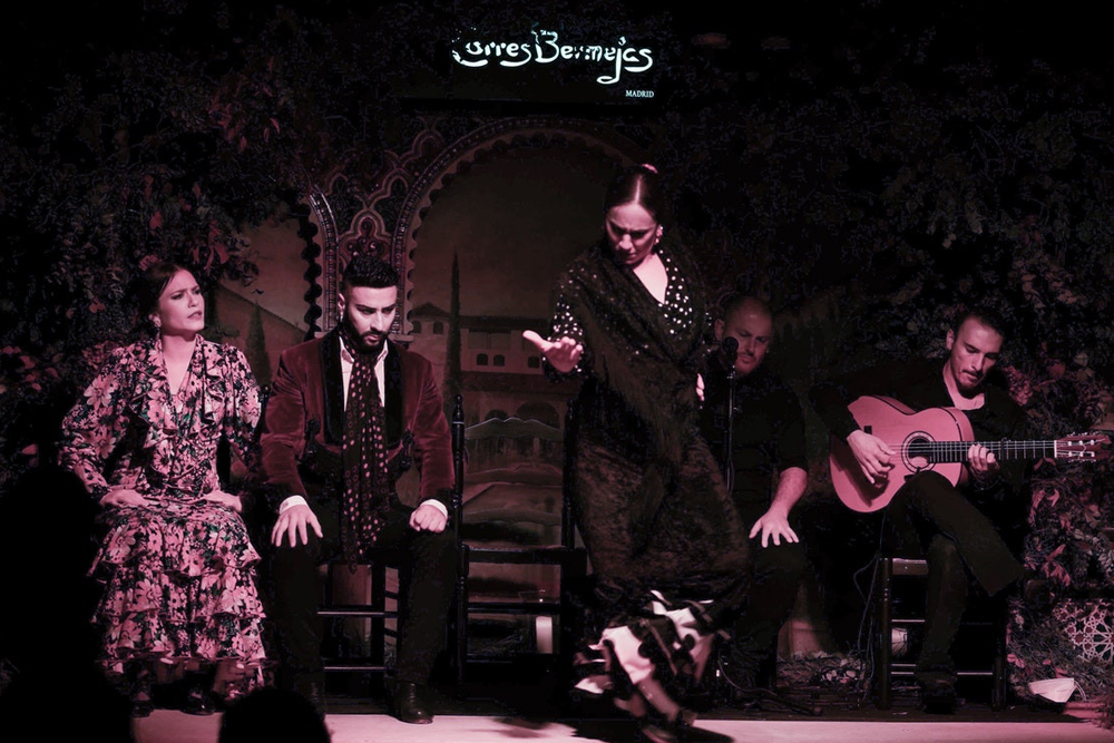 Tablao Flamenco Torres Bermejas in Madrid - Experience the magic of flamenco at Tablao Flamenco Torres Bermejas in Madrid. Enjoy passionate dance, live music, and traditional Spanish cuisine in a stunning Alhambra-inspired setting. Book your unforgettable flamenco night now. Tablao Flamenco Torres Bermejas in Madrid - Image 3 of 5
