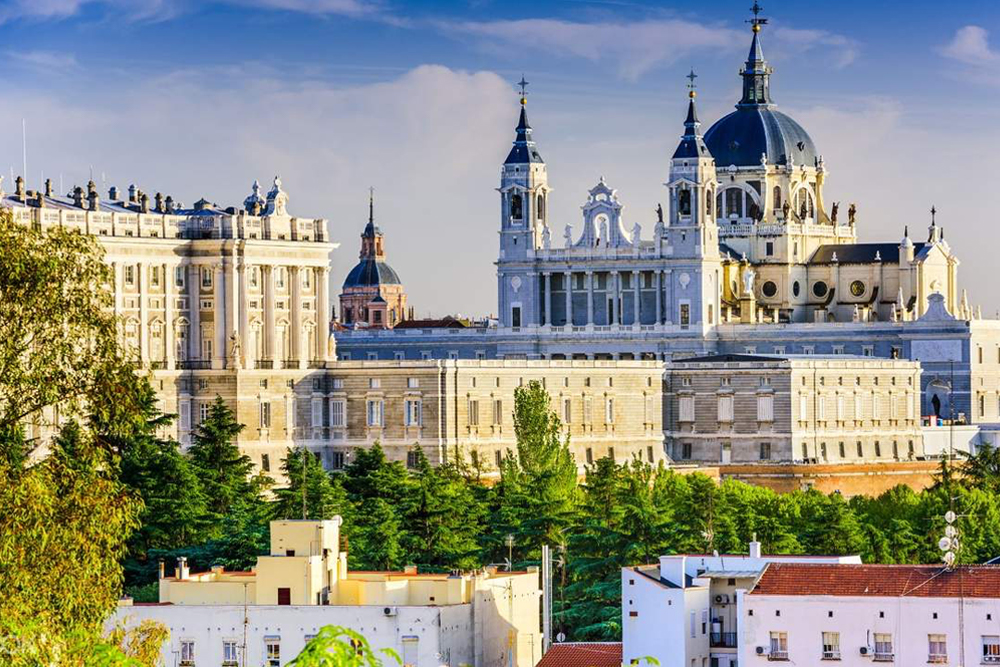 Royal Palace of Madrid Guided Tour Ticket - Explore the Royal Palace of Madrid, one of the largest palaces in Europe. Skip the long lines and discover its magnificent halls, royal chambers, and rich history. Learn fascinating insights about Spain’s monarchy from an expert guide while admiring its stunning architecture. Royal Palace of Madrid Guided Tour Ticket - Image 1 of 5