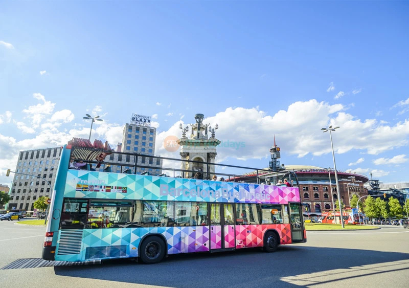Barcelona Bus Turistic Giro in Autobus Hop-on Hop-off
