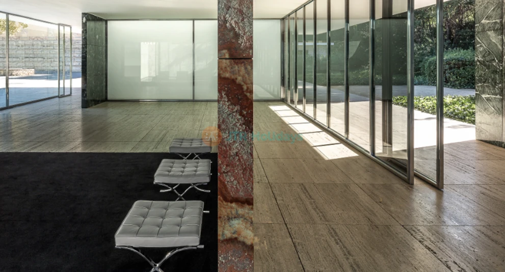 Mies van der Rohe Pavilion | Iconic Modern Architecture in Barcelona - JTR Holidays - Image 1 of 5