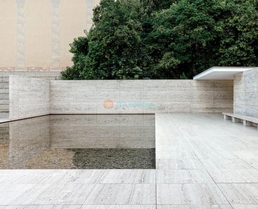 Mies van der Rohe Pavilion | Iconic Modern Architecture in Barcelona - JTR Holidays - Image 2 of 5