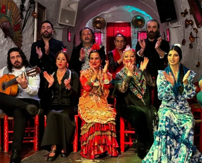 Cuevas Los Tarantos flamenco show in Sacromonte - Experience the Cuevas Los Tarantos flamenco show in Sacromonte, Granada, and enjoy an authentic Spanish performance. Witness passionate dancers, live guitar, and rhythmic clapping in a unique cave setting. Immerse yourself in the rich Andalusian culture and gypsy flamenco traditions. Book your unforgettable flamenco night in Granada today! Cuevas Los Tarantos flamenco show in Sacromonte - Image 5 of 5