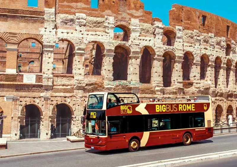 Tour in Big Bus Hop-On Hop-Off a Roma (Open-Top)