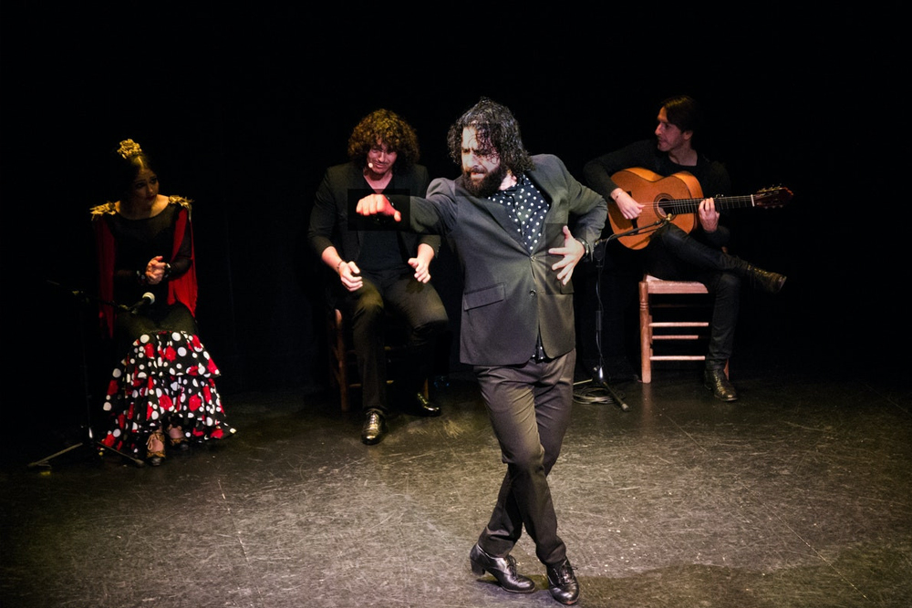Triana Theater Flamenco Show in Seville - Experience the Triana Theater Flamenco Show in Seville, where top dancers, musicians, and singers bring the passion of flamenco to life. Enjoy an unforgettable night of authentic Spanish culture in a historic and intimate theater setting. Triana Theater Flamenco Show in Seville - Image 4 of 5