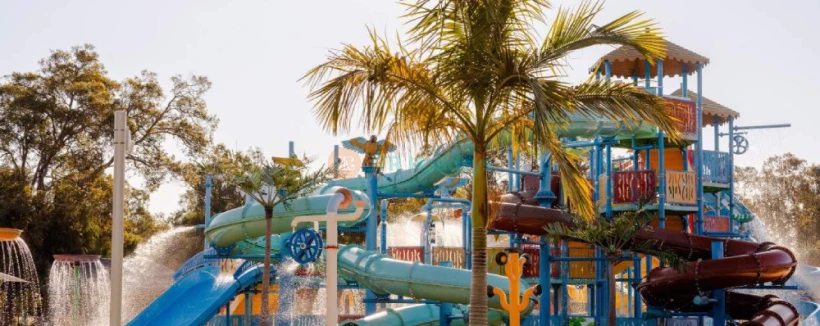 Perth Outback Splash Water Park - Enjoy a fun-filled day at Perth Outback Splash Water Park, just 30 minutes from the city. Experience thrilling waterslides, relaxing pools, and exciting attractions like Splash Island and The Lagoon. Perth Outback Splash Water Park also features mazes, mini-golf, and animal encounters for year-round fun. Perfect for families, school trips, and group outings, Perth Outback Splash Water Park offers adventure for all ages. Visit Perth Outback Splash Water Park for the ultimate summer splash and outdoor excitement! Perth Outback Splash Water Park - Image 3 of 5