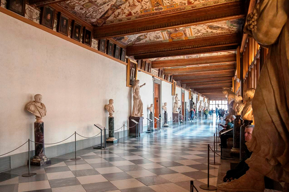 Uffizi Gallery Ticket in Florence - Get your Uffizi Gallery Ticket in Florence and explore one of the world’s most famous art museums. Skip the long lines and admire masterpieces by Botticelli, Leonardo da Vinci, and Michelangelo. Discover the beauty of Renaissance art as you walk through stunning galleries. Enjoy a self-paced visit and experience the rich history of Florence. Uffizi Gallery Ticket in Florence - Image 1 of 5