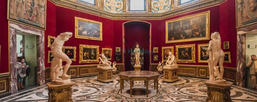 Uffizi Gallery Ticket in Florence - Get your Uffizi Gallery Ticket in Florence and explore one of the world’s most famous art museums. Skip the long lines and admire masterpieces by Botticelli, Leonardo da Vinci, and Michelangelo. Discover the beauty of Renaissance art as you walk through stunning galleries. Enjoy a self-paced visit and experience the rich history of Florence. Uffizi Gallery Ticket in Florence - Image 3 of 5