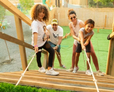 Aventura Park Dubai - Get 3 hours of unlimited exhilaration and fun with our Adventure Park admission tickets. Escape the ordinary on Aventura’s circuits, based on height and age, as many times as you want, (height above 1.4 metres ) consider as an adult and (height below 1.4 metres) child. Aventura Park Dubai - Image 2 of 5