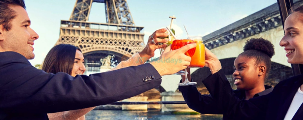 Lunch Cruise on the Seine River | Scenic Paris Boat Tour with Three-Course Meal - JTR Holidays - Image 4 of 5