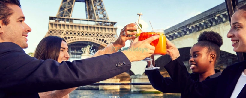 Lunch Cruise on the Seine River - Enjoy a Lunch Cruise on the Seine River and discover Paris from the water. This scenic Seine River cruise offers stunning views of famous landmarks like the Eiffel Tower and the Louvre. Savor a traditional three-course meal while cruising along the Seine River. A Seine River lunch cruise is the perfect way to experience Paris in a relaxed and unique way. Book your Lunch Cruise on the Seine River for an unforgettable Paris experience. Lunch Cruise on the Seine River - Image 4 of 5