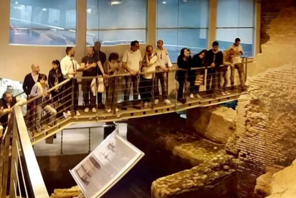 Trevi District Underground Ticket in Rome - Discover ancient ruins beneath the city with the Trevi District Underground ticket in Rome. Explore hidden passageways, an imperial Domus, and the historic Virgin Aqueduct. View preserved structures, artifacts, and artworks just steps from the Trevi Fountain. Book your Trevi District Underground ticket in Rome for a unique archaeological experience. Trevi District Underground Ticket in Rome - Image 1 of 5
