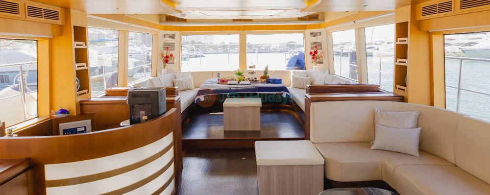 Premium Explora Yacht - 60 FT | Luxury Private Yacht Experience - JTR Holidays - Image 3 of 5