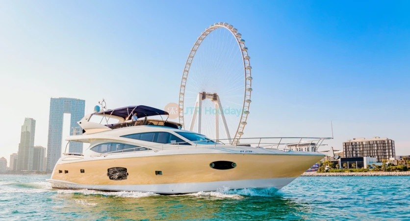 Dubai Astra Yacht – 76 FT | Luxury Yacht Rental Experience in Dubai - JTR Holidays