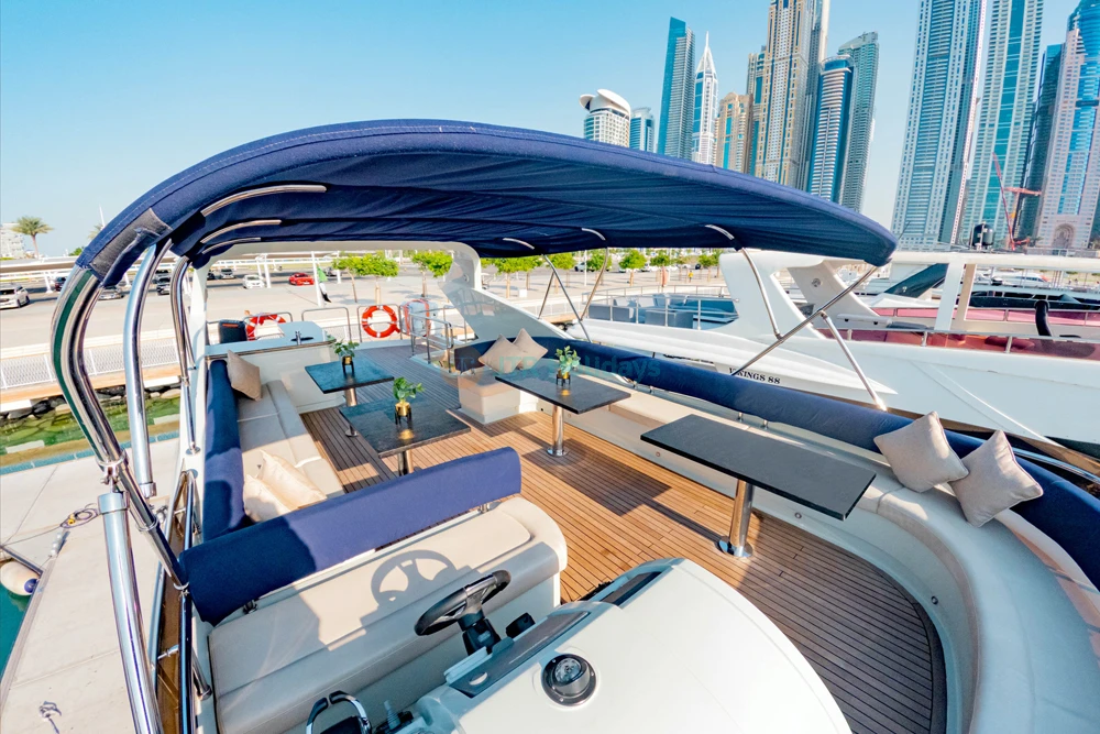 Dubai Astra Yacht – 76 FT | Luxury Yacht Rental Experience in Dubai - JTR Holidays